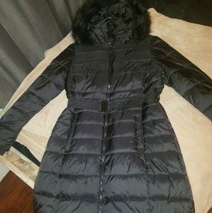 Puffy long coat